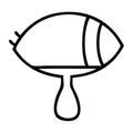 line drawing cartoon of a crying eye looking to one side