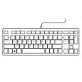 Line drawing of a computer keyboard featuring a standard QWERTY layout. Each key Royalty Free Stock Photo