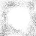 Line elements circle halftone background Royalty Free Stock Photo