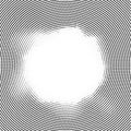 Line elements circle halftone background Royalty Free Stock Photo