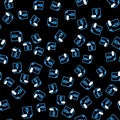 Line EPS file document. Download eps button icon isolated seamless pattern on black background. EPS file symbol. Vector Royalty Free Stock Photo
