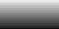 Line fade pattern. Faded halftone black lines isolated on white background. Degraded fades stripe for design print. Fadew