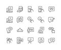 Line Feedback Icons