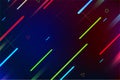 Line and geometry neon color background