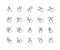 Line Gesture Icons