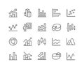 Line Graph Icons