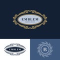 Line graphics monogram. Elegant art logo design. Emblem. Graceful template. Business sign, identity for Restaurant, Royalty