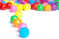 Line of gum balls Royalty Free Stock Photo