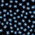 Line HTML file document. Download html button icon isolated seamless pattern on black background. HTML file symbol