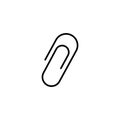 Line icon. Clip symbol Royalty Free Stock Photo