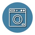 Clothes washer line icon