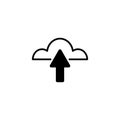 Line icon. Cloud upload, download Royalty Free Stock Photo