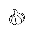 Line icon. Garlic symbol