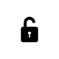 Line icon. Padlock Royalty Free Stock Photo