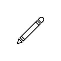 Line icon. Pencil symbol Royalty Free Stock Photo