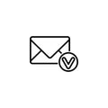 Line icon. Received message