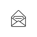 Line icon. Received message