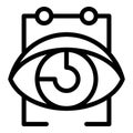 Eye tracking system monitoring user attention span