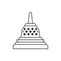 line icon stupa temple