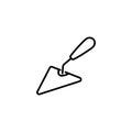 Line icon. Trowel symbol