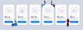 Line icons set. Included icon as Copy documents, Medical mask, Group people. Vector