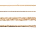 Line of a linen rope string Royalty Free Stock Photo