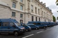 Police cars in Paris, France