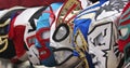 A Line of Lucha Libre Luchador Masks