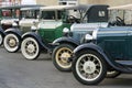 Line of Model A Fords