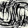 Line monochrome pattern in graffiti style