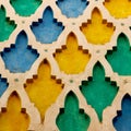 line in morocco africa old tile and colorated floor ceramic abstract