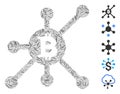 Line Mosaic Bitcoin Full Node Icon