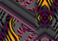Line multicolor, geometric design, abstract, 3d line, line art, Digital textile design, wallpaper