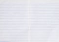 Line old paper used taking and blank notebook sheet Royalty Free Stock Photo