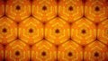 Line orange color pattern wallpaper