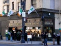 Line outside Johnny Foley's Irish House