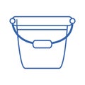 Line pail plastic object to clean house