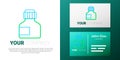 Line Paint, gouache, jar, dye icon isolated on white background. Colorful outline concept. Vector Royalty Free Stock Photo