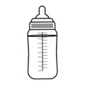 Line plastic bottle feeding baby nutrition