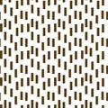 Line rectangle rain shapes tiny seamless vector pattern. Royalty Free Stock Photo