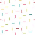 Line rectangle sticks shapes tiny seamless vector pattern. Royalty Free Stock Photo