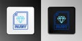 Line RUBY file document. Download ruby button icon isolated on grey background. RUBY file symbol. Colorful outline