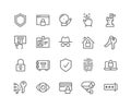 Line Security Icons