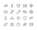 Line Sewing Icons