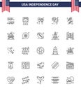 25 Line Signs for USA Independence Day american; bloons; usa; bloon; party