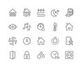 Line Smart House Icons