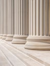Neoclassical Columns Royalty Free Stock Photo