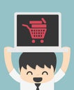 On line store on line shop internet shopping elements