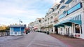 Line of Stores at Disney Boardwalk Royalty Free Stock Photo