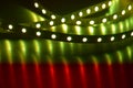 Line strip with led diods Royalty Free Stock Photo